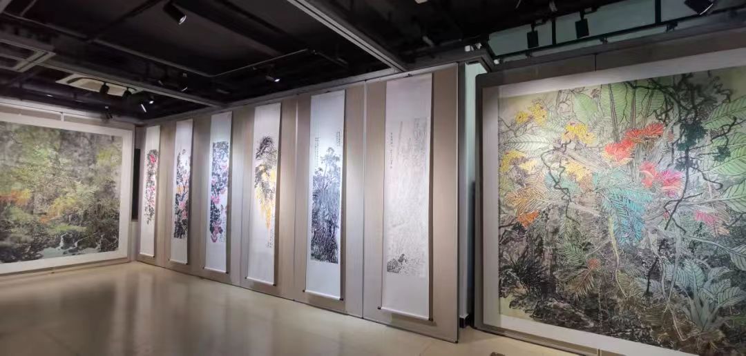 He Ruihua artworks on display at XTBG