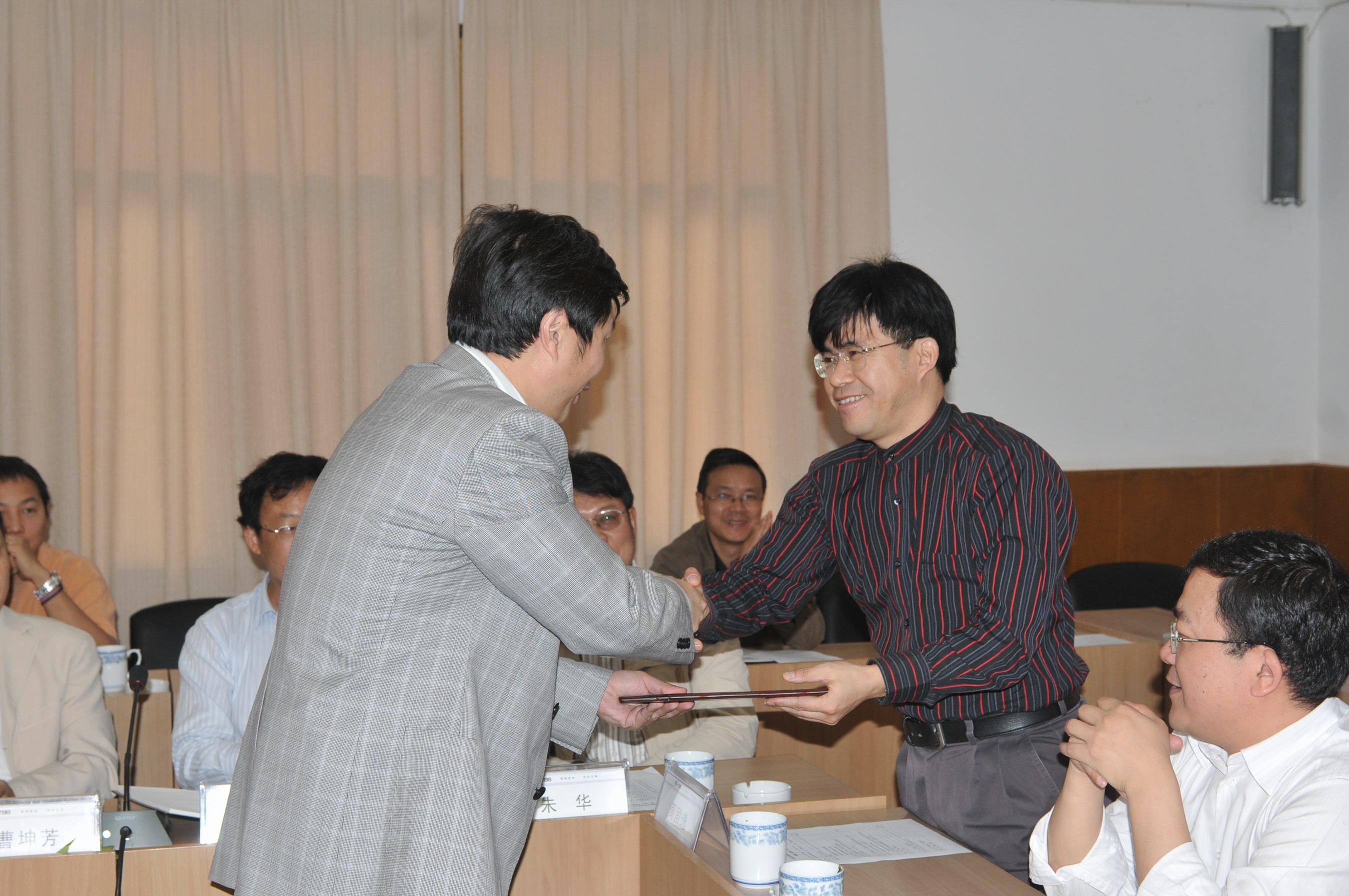 Dr. Chen Jin conferring Appointment Letters