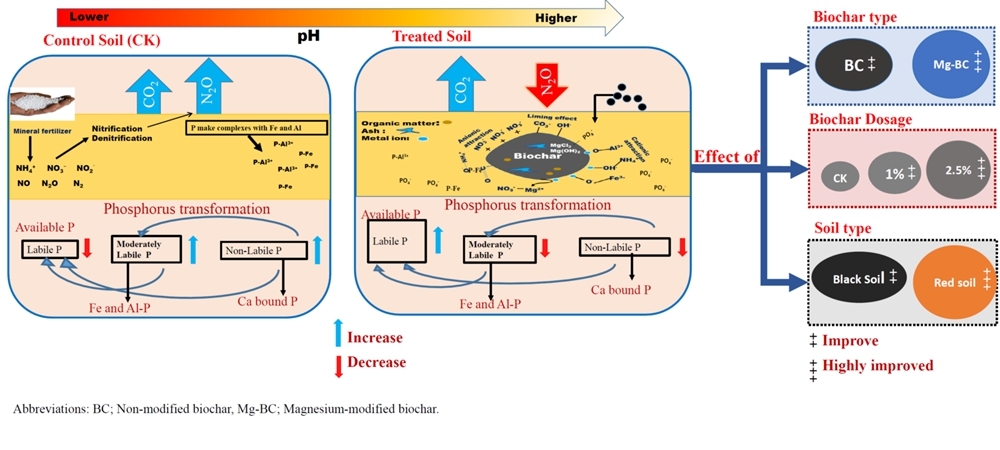 How Modified Biochar Influences Soil Nutrients and Greenhouse Gas Emissions in Degraded Soils?