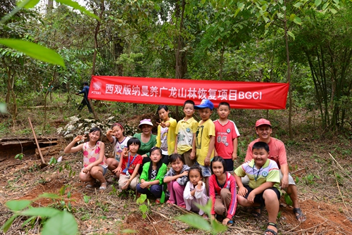 Restoring a 'holy hill' near Mangyangguang village, Xishuangbanna