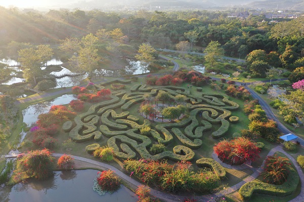 Part of the Flower Garden of XTBG