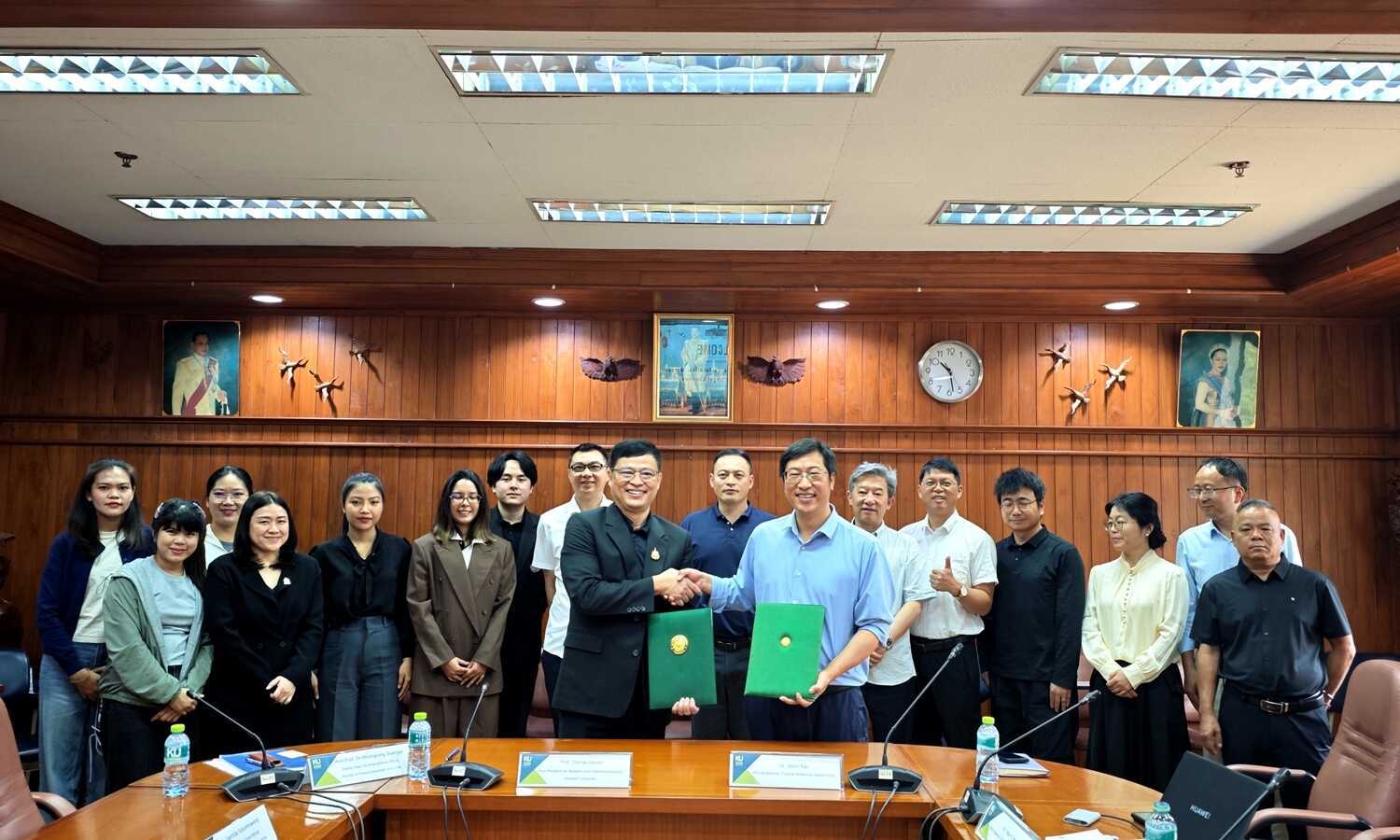 XTBG deepens cooperation with Kasetsart University