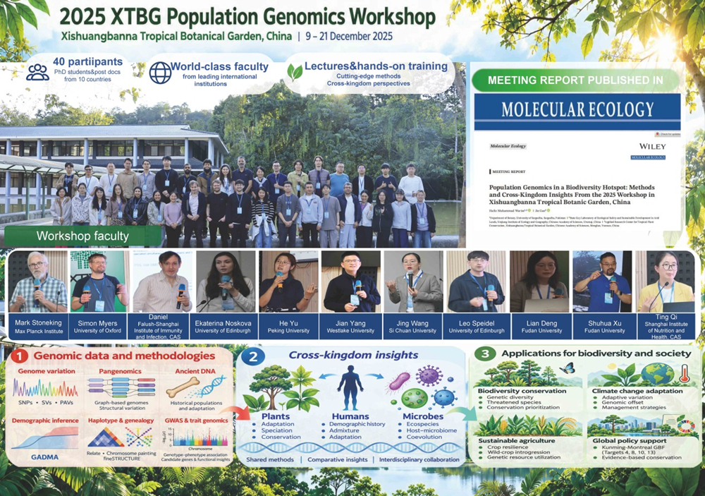 Key advances in population genomics and cross-kingdom applications based on the 2025 XTBG Population Genomics Workshop